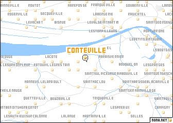 map of Conteville