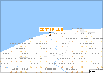 map of Conteville