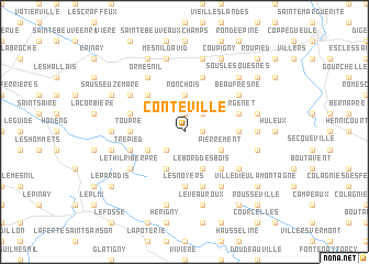 map of Conteville