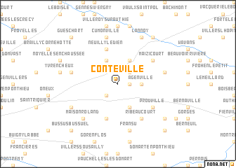 map of Conteville