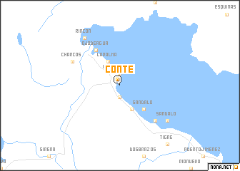 map of Conte