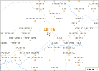 map of Conté