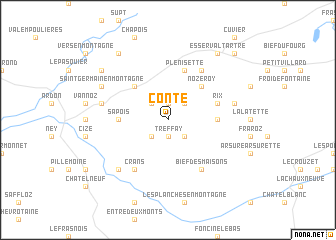 map of Conte