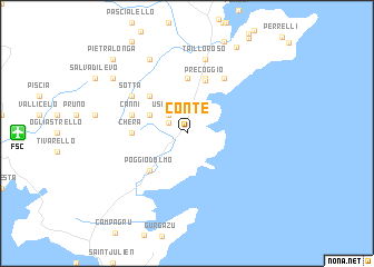 map of Conte