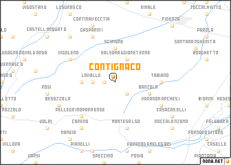 map of Contignaco