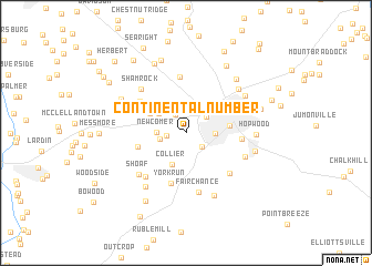 map of Continental Number 2