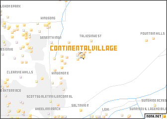 map of Continental Village