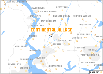 map of Continental Village