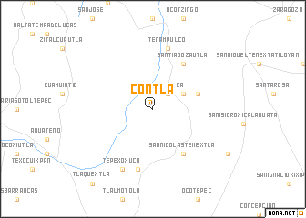 map of Contla