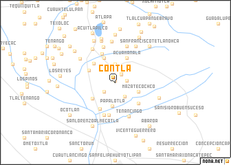 map of Contla