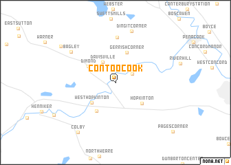 map of Contoocook