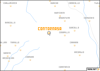 map of Contornasa