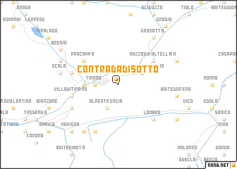 map of Contrada di Sotto