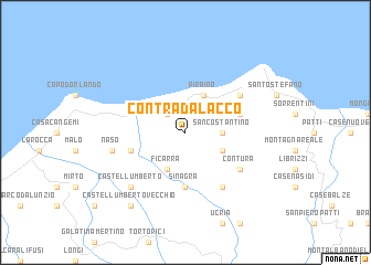 map of Contrada Lacco