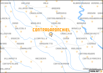 map of Contrada Ronchiel