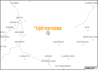 map of Contrayerba