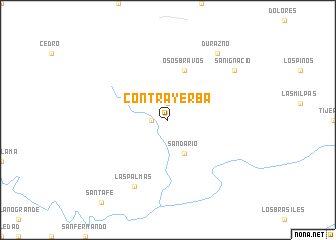 map of Contrayerba