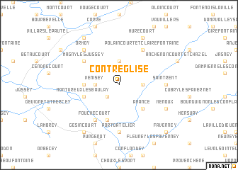 map of Contréglise