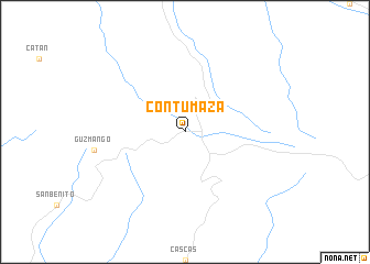 map of Contumazá
