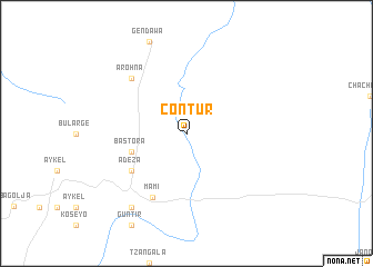 map of Contur