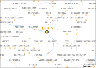 map of Conty