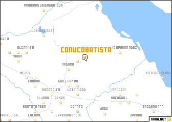 map of Conuco Batista