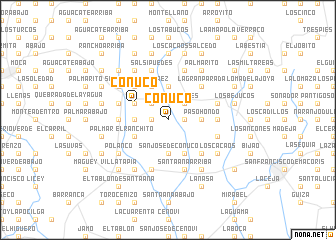 map of Conuco