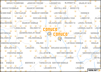 map of Conuco