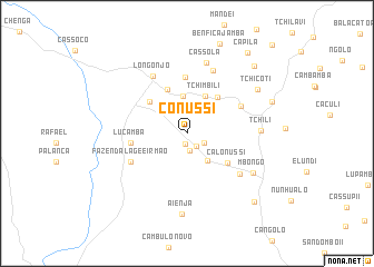 map of Conussi
