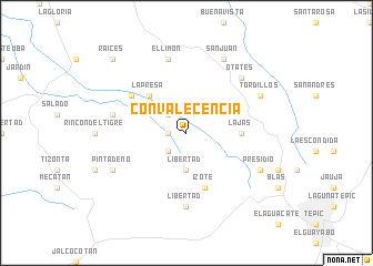 map of Convalecencia