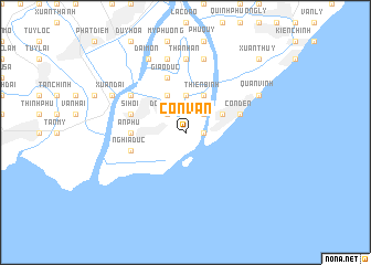 map of Con Van