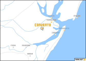 map of Convento