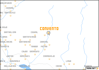 map of Convento