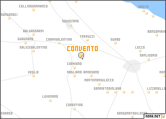 map of Convento