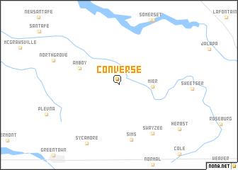 map of Converse