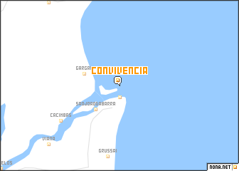map of Convivência