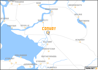 map of Conway