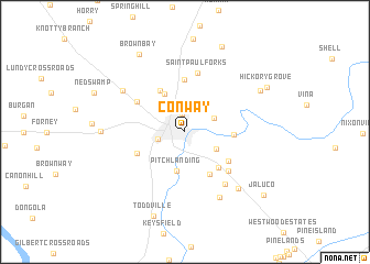 map of Conway