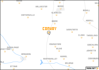 map of Conway