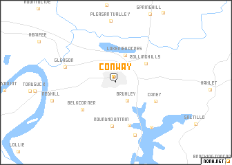 map of Conway