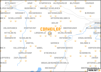 map of Conweiler