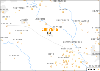 map of Conyers
