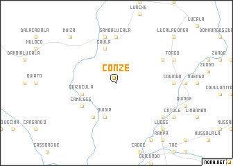 map of Conze