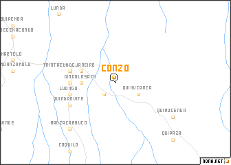 map of Conzo