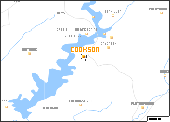 map of Cookson