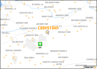 map of Cookstown