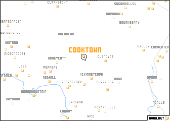 map of Cooktown