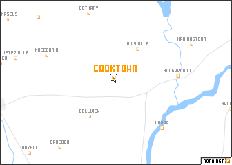 map of Cooktown