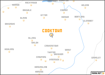 map of Cooktown