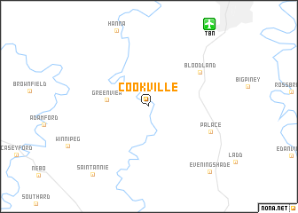 map of Cookville